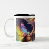 先史時代のおもしろいとモダンスタイル! ツートーンマグカップ (左)