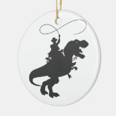先史時代のカウボーイ乗馬恐竜 セラミックオーナメント (左)