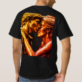 先史時代のクープルのブロンズ彫刻の作成 Tシャツ (裏面)