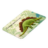 先史時代のステゴサウルス恐竜の磁石 マグネット (左側)