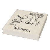 先史時代のトリケラトプス恐竜の名前 ラバースタンプ (スタンプ)