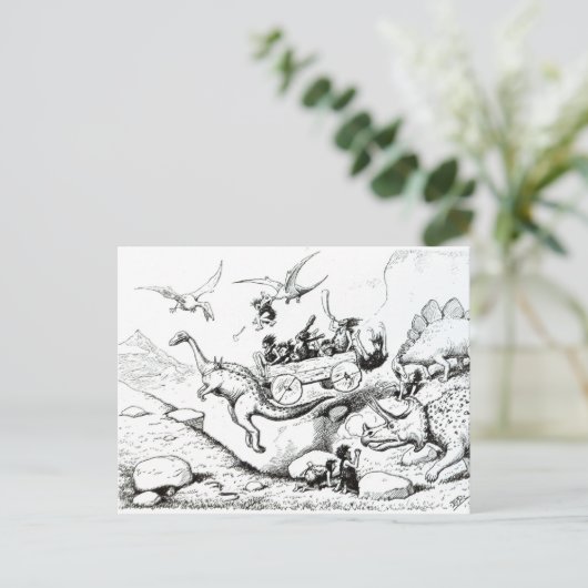 先史時代のピープス1894年 ポストカード (スタンド正面)