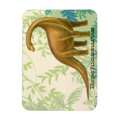 先史時代のブラチオサウルス恐竜の磁石 マグネット (縦)