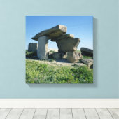 先史時代のメガリス キャンバスプリント (インサイチュ (ウッドフロア))