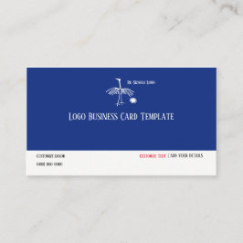 先史時代のロゴ卵と鳥のロゴ 名刺