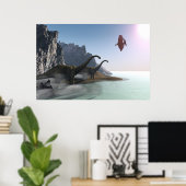 先史時代の世界プリント ポスター (ホームオフィス)