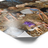 先史時代の人形。 フォトプリント (角)