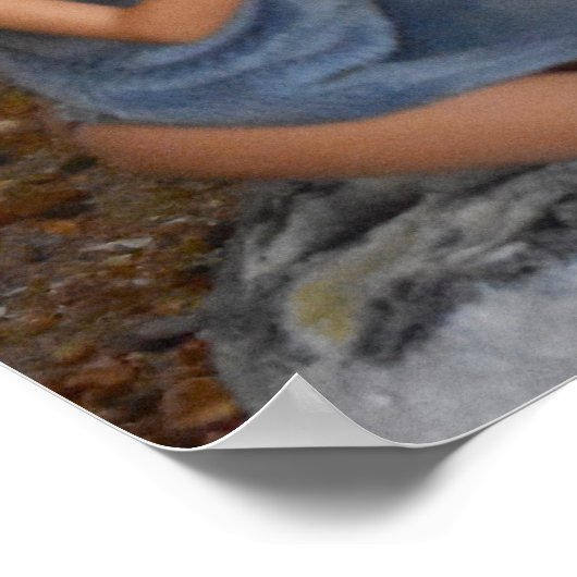 先史時代の人形。 ポスター (角)