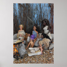 先史時代の人形。