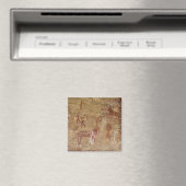 先史時代の岩絵、アカクス、サハラ マグネット (インサイチュ (食洗機))