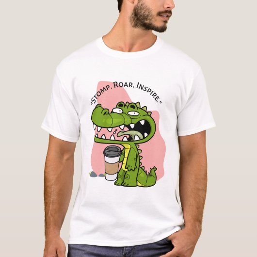 先史時代の恐竜の世界 名言 Tシャツ (正面)