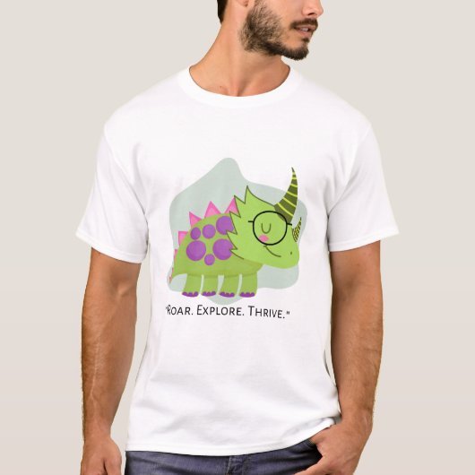 先史時代の恐竜の世界 名言 Tシャツ (正面)
