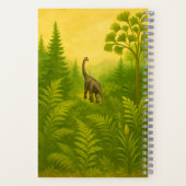 先史時代の恐竜アドベンチャージャーナル ノートブック (裏面)