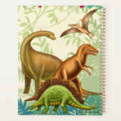 先史時代の恐竜ウィークリー月次プランナー プランナー手帳 (裏面)
