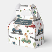 先史時代の恐竜カラフルの群れ フェイバーボックス (裏面サイド)