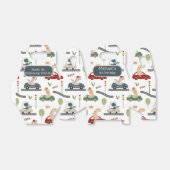 先史時代の恐竜カラフルの群れ フェイバーボックス (折り畳みなし)