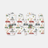 先史時代の恐竜カラフル群写真 フェイバーボックス (折り畳みなし)