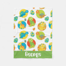 先史時代の恐竜パターンベビーブランケット