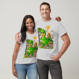 先史時代の恐竜ワールド Tシャツ