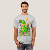 先史時代の恐竜ワールド Tシャツ (正面フル)