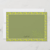 先史時代の恐竜招待状 招待状 (裏面)