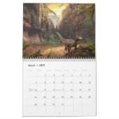 先史時代の恐竜2025 カレンダー (3月 2027)