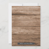 先史時代の洞窟人の子供の誕生日パーティー招待状 招待状 (裏面)