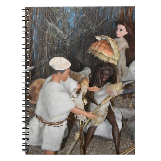 先史時代の生活。 ノートブック (正面)