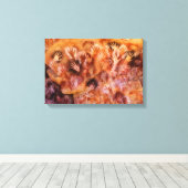 先史時代の絵画洞窟の人間の手のキャンバス キャンバスプリント (インサイチュ (ウッドフロア))