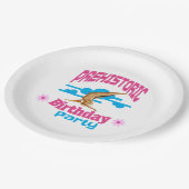 先史時代の誕生日パーティーPterodactyl Dino ペーパープレート (アングル)