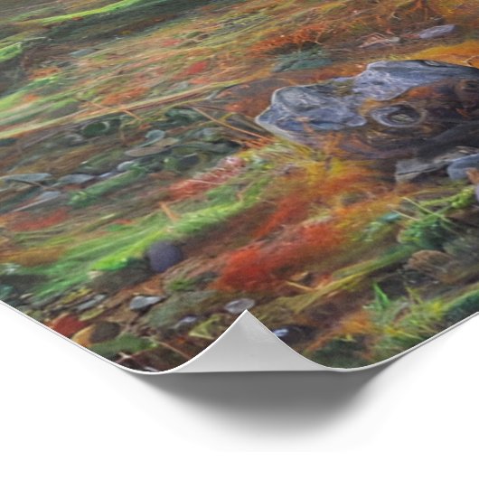 先史時代の谷 ポスター (角)