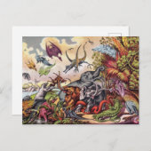 先史時代の遊び場 ポストカード (正面/裏面)