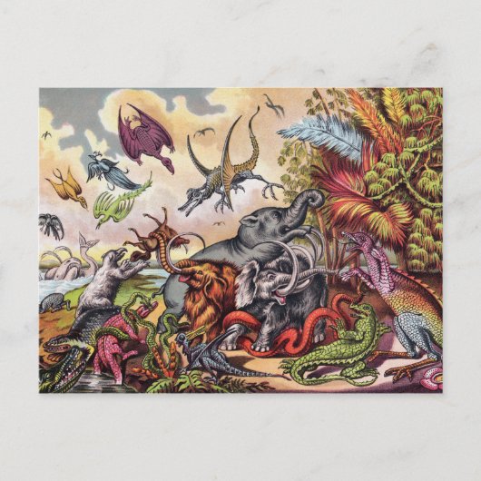 先史時代の遊び場 ポストカード (正面)