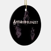 先史時代の金星女神を持つ人類学者 セラミックオーナメント (右)