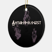 先史時代の金星女神を持つ人類学者 セラミックオーナメント (左)