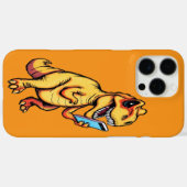 先史時代の電話パル Case-Mate iPhoneケース (裏面 (横))