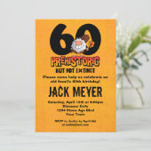 先史時代の60歳の誕生日 招待状 (スタンド正面)