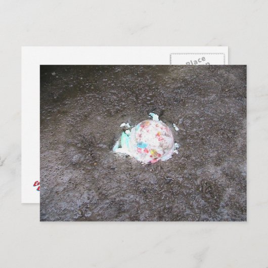 先史時代の ポストカード (正面/裏面)