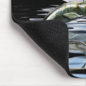 先史時代のMOSASAURとMOON恐竜の恋人ギフト マウスパッド (コーナー)