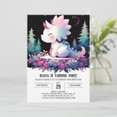 先史時代よくはしゃぐの子供の誕生日 招待状 (スタンド正面)