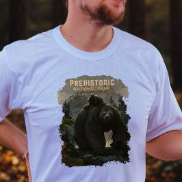 先史時代国立公園 - ジャイアントスロース Tシャツ
