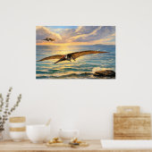 先史的翼竜恐竜 ポスター (キッチン)