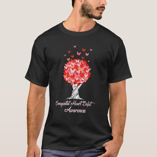 先天性ハート欠陥認識度CHD戦士CHD Tシャツ (正面)