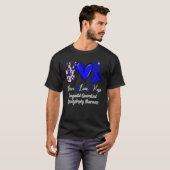 先天性全身性脂肪異栄養症CGL平和Lov Tシャツ (正面フル)