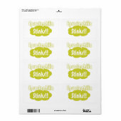 先天性愛の悪臭!! ラベル (フルシート)