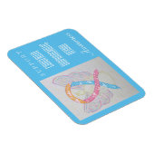 先天性横隔膜ヘルニアリボン磁石 マグネット (右側)