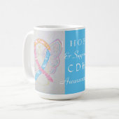 先天性横隔膜ヘルニア(CDH)エンジェルマグ コーヒーマグカップ (正面左)