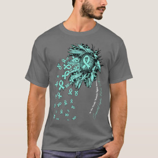 先天性肝線維症認識度ヒマワリno tシャツ