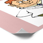 先導医の医者のジョーク ポスター (角)