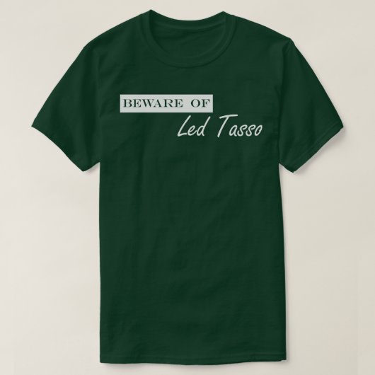 先導的なタッソに注意する Tシャツ (デザイン正面)